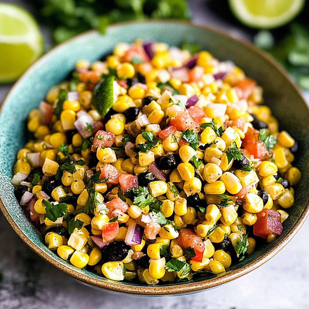 Recipe preparation for Grilled Corn Salsa