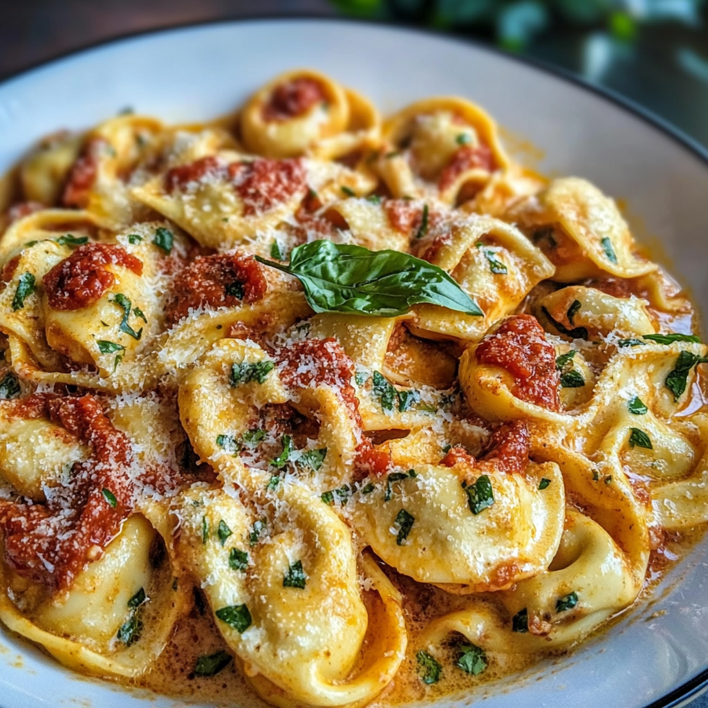 Recipe preparation for Slow Cooker Marry Me Tortellini