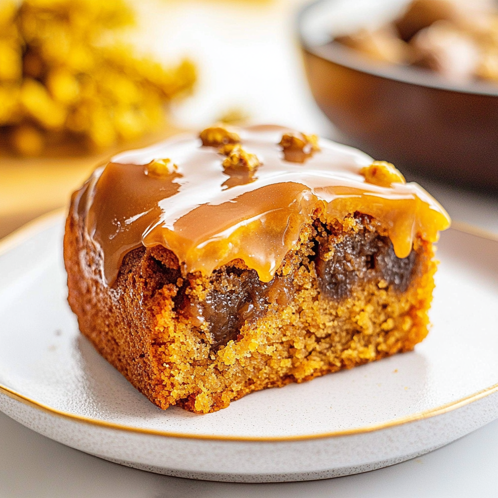 Recipe preparation for Pumpkin Honeybun Cake
