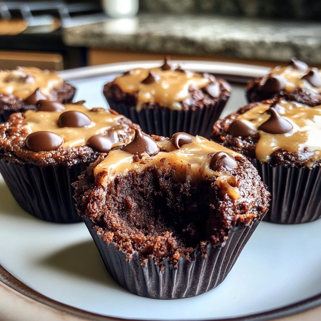 Recipe preparation for Chocolate Chip Cookie Dough Brownie Bites