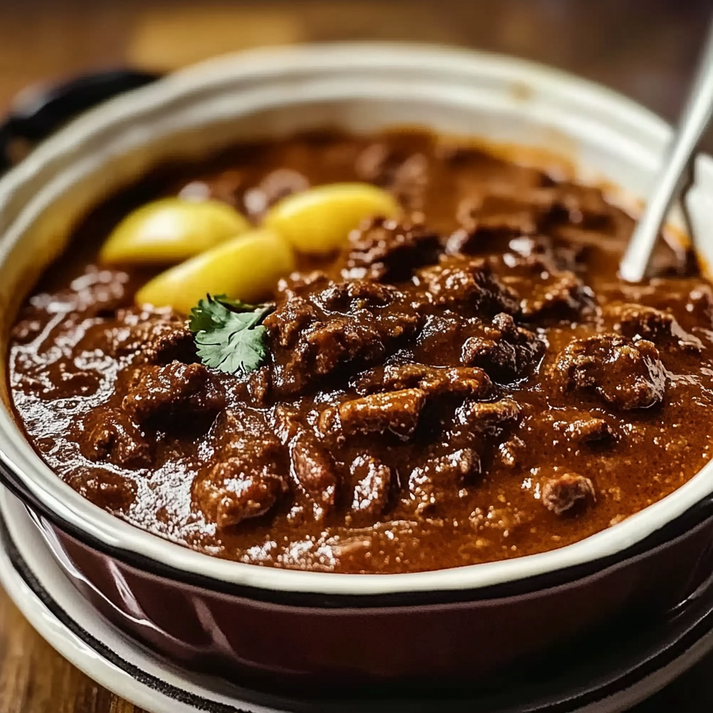 Recipe preparation for authentic Texas chili