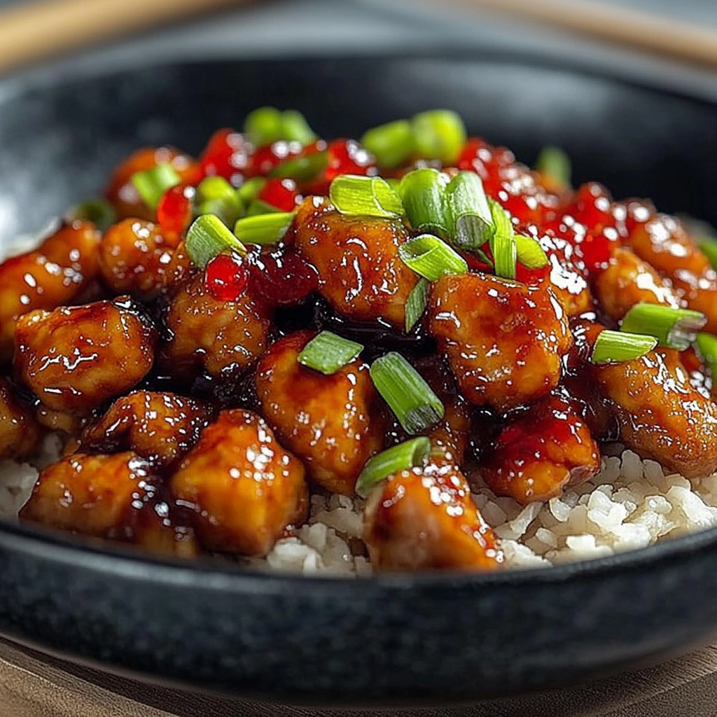 Recipe preparation for Sweet Chili Chicken