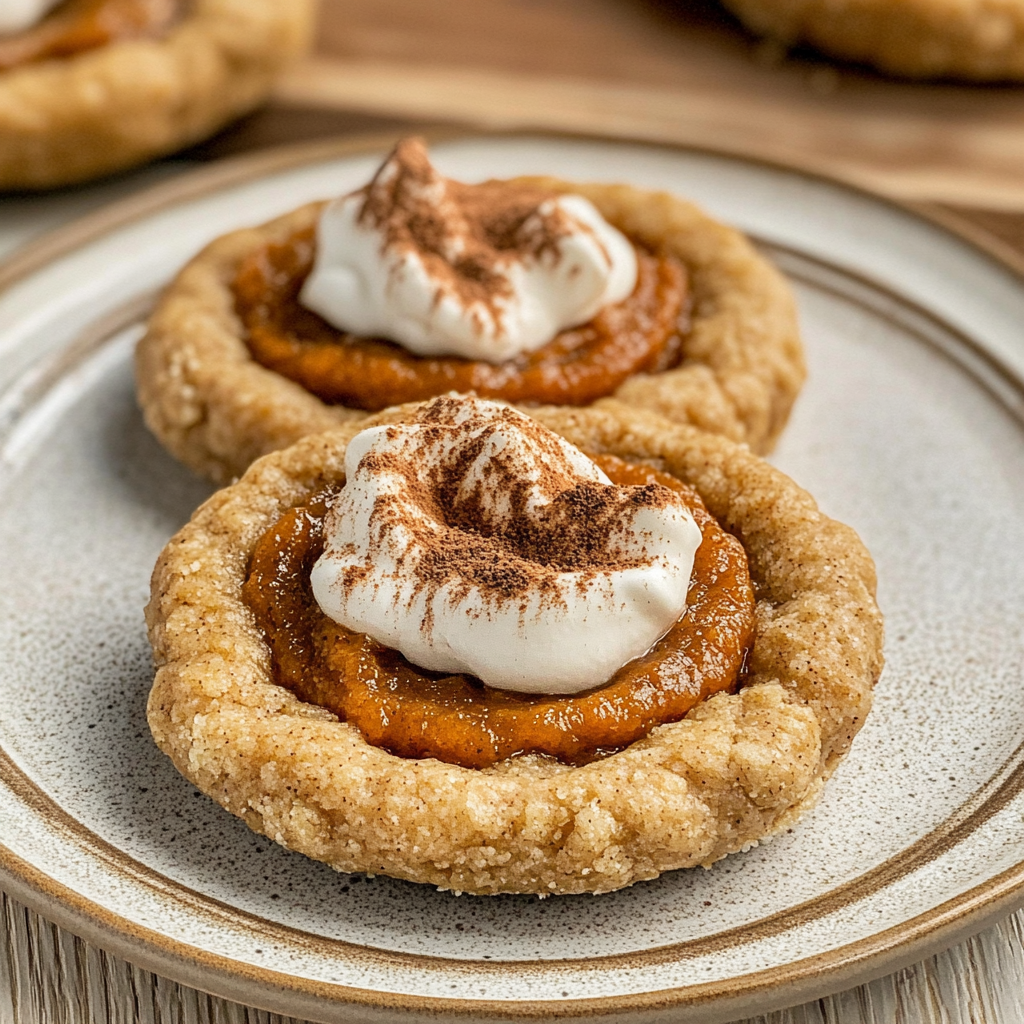 Recipe preparation for Vegan Pumpkin Pie Cookies