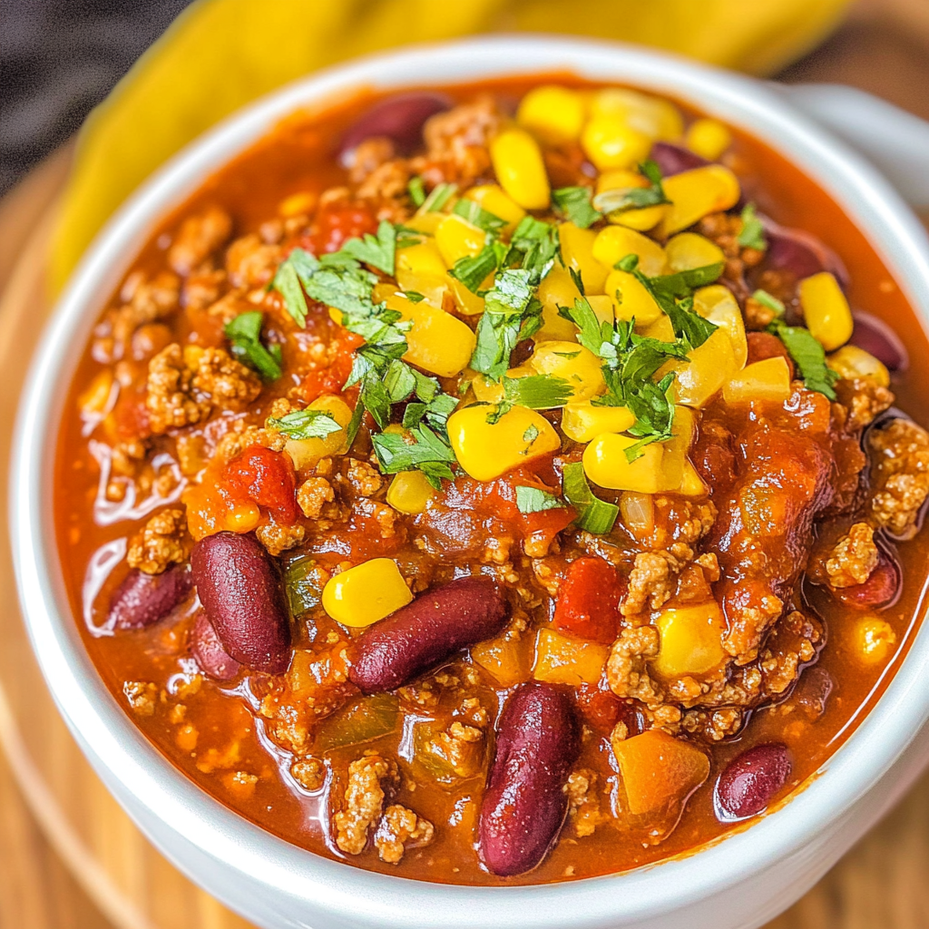 Recipe preparation for Crockpot Root Beer Chili