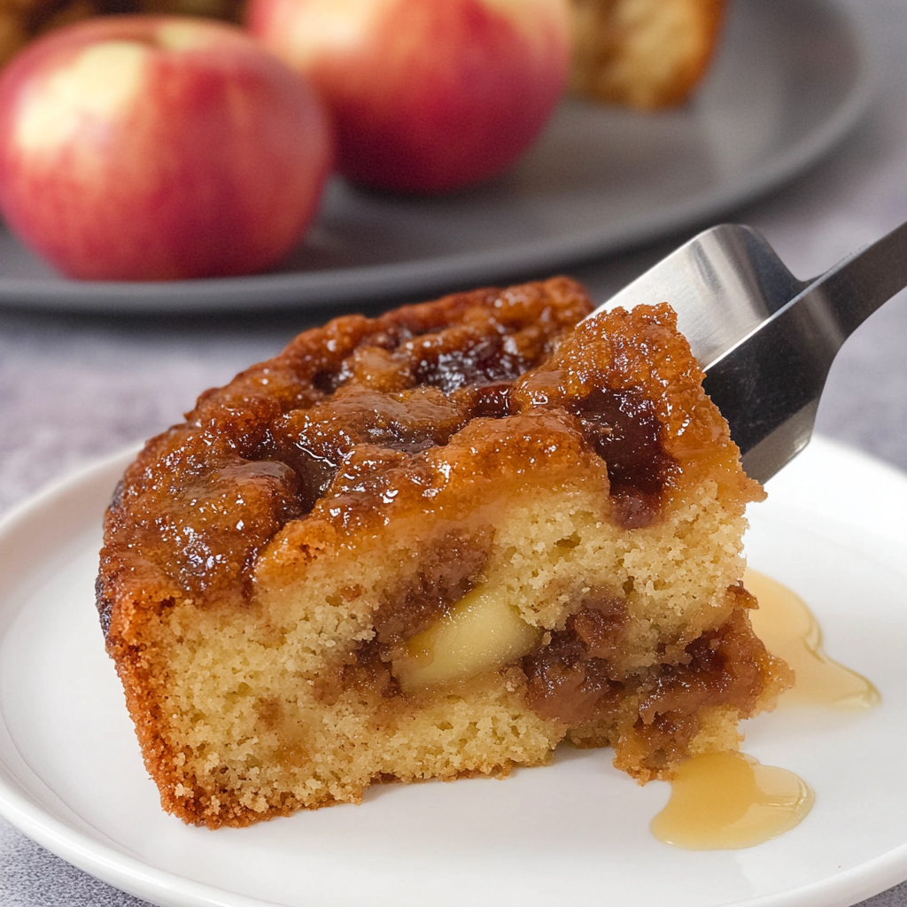 Recipe preparation for Apple Cinnamon Cake
