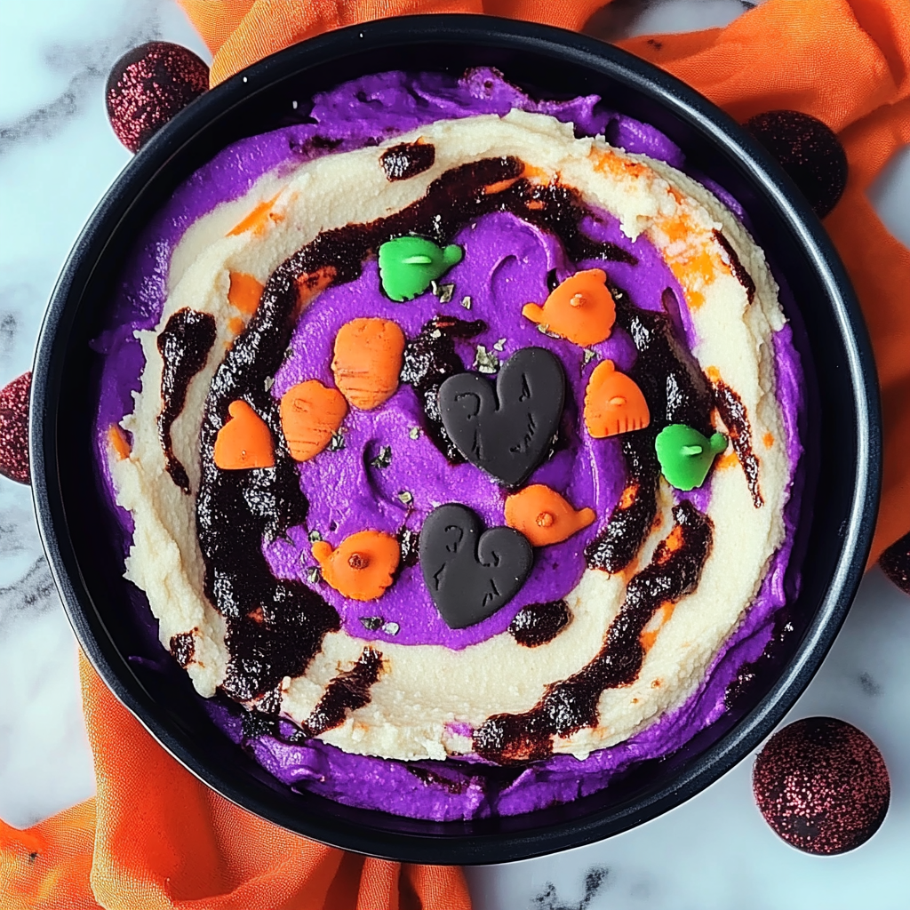 Recipe preparation for Easy Halloween Dunkaroo Dip