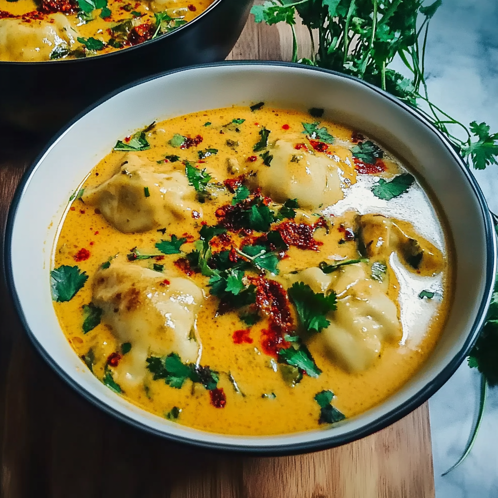 Recipe preparation for Thai Coconut Soup