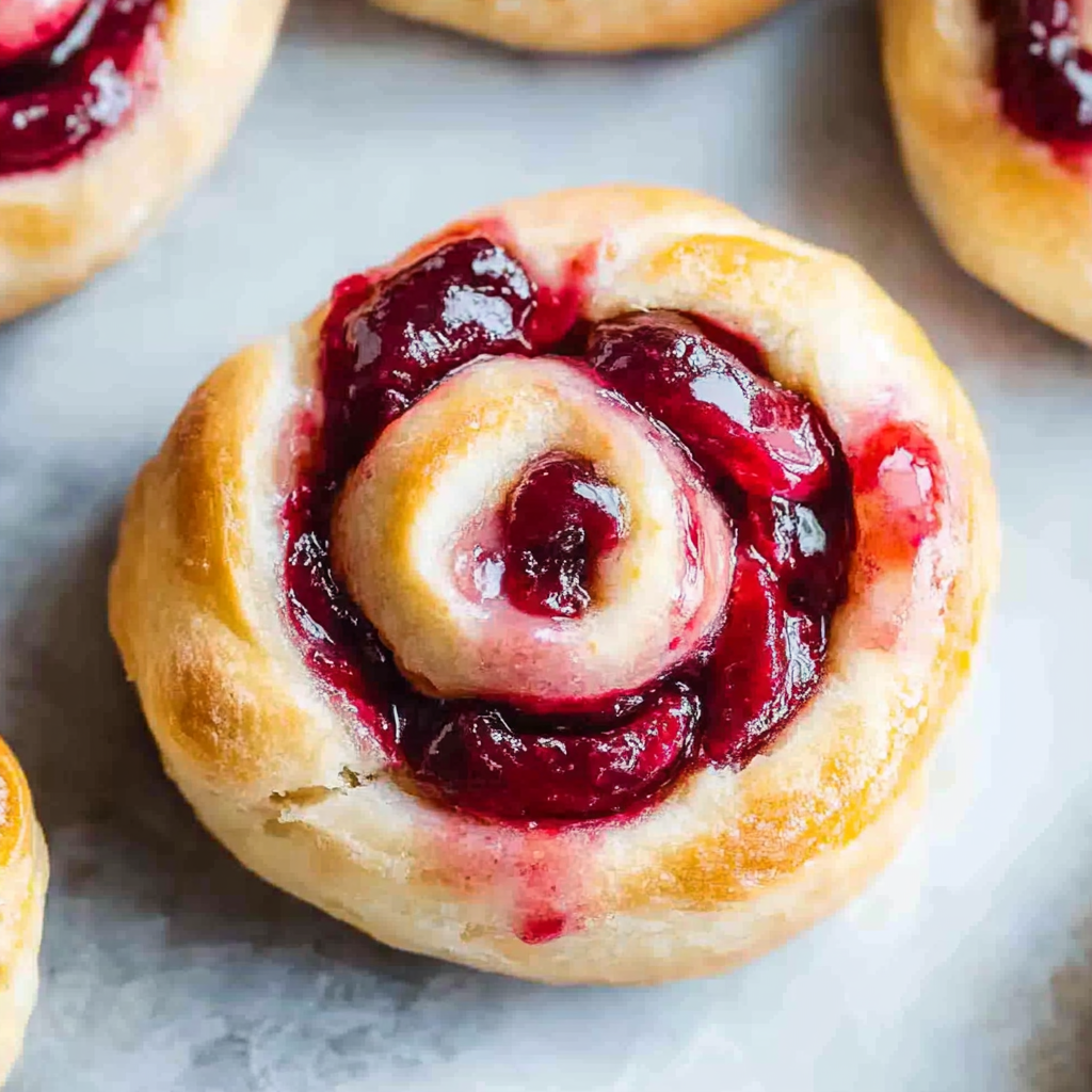 Recipe preparation for Cranberry Orange Sweet Rolls