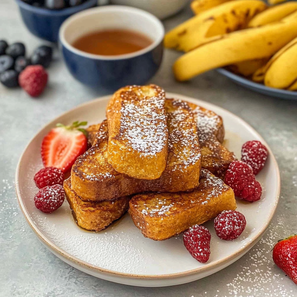 Recipe preparation for french toast sticks recipe