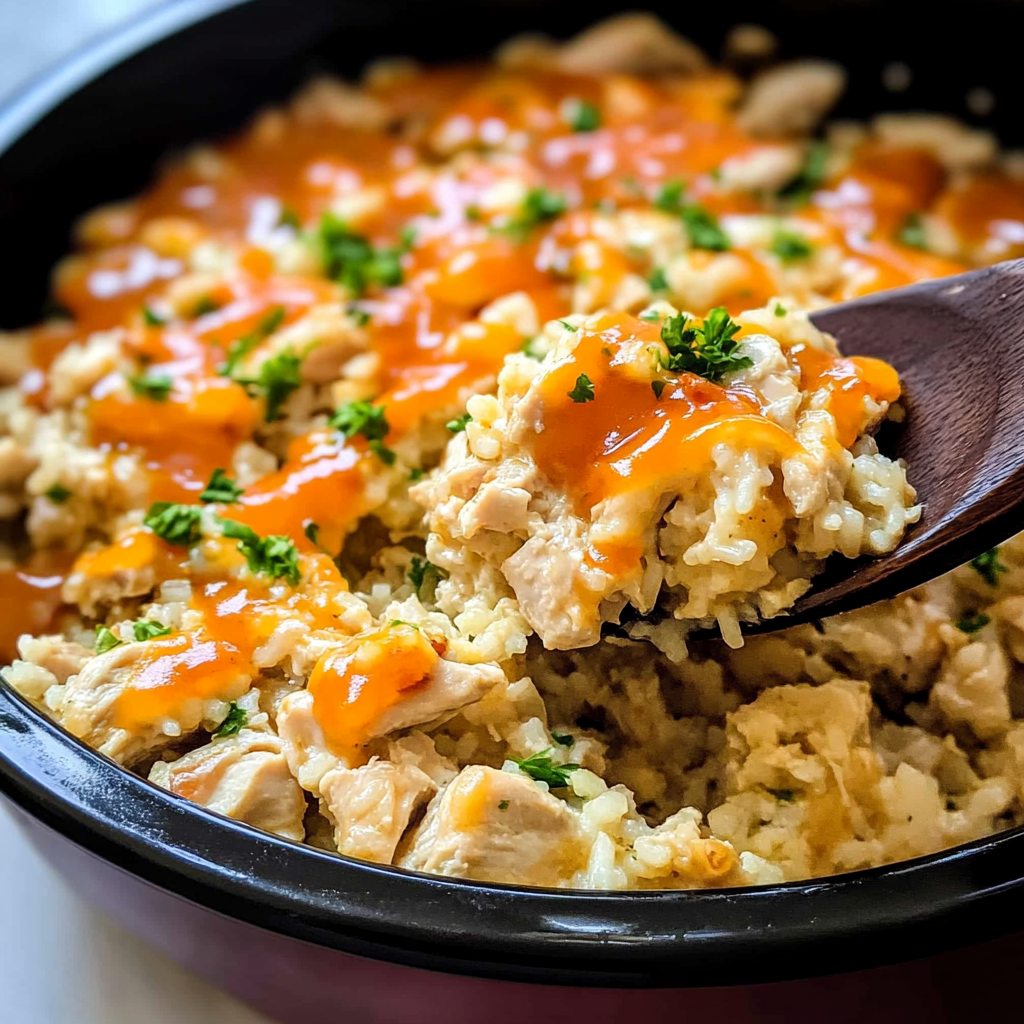 Recipe preparation for crockpot chicken and rice