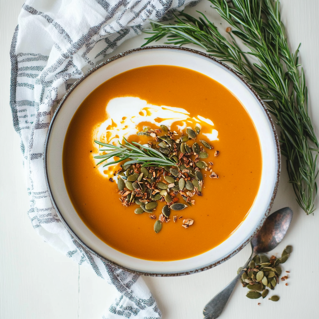 Recipe preparation for Instant Pot Creamy Pumpkin Tuscan Soup