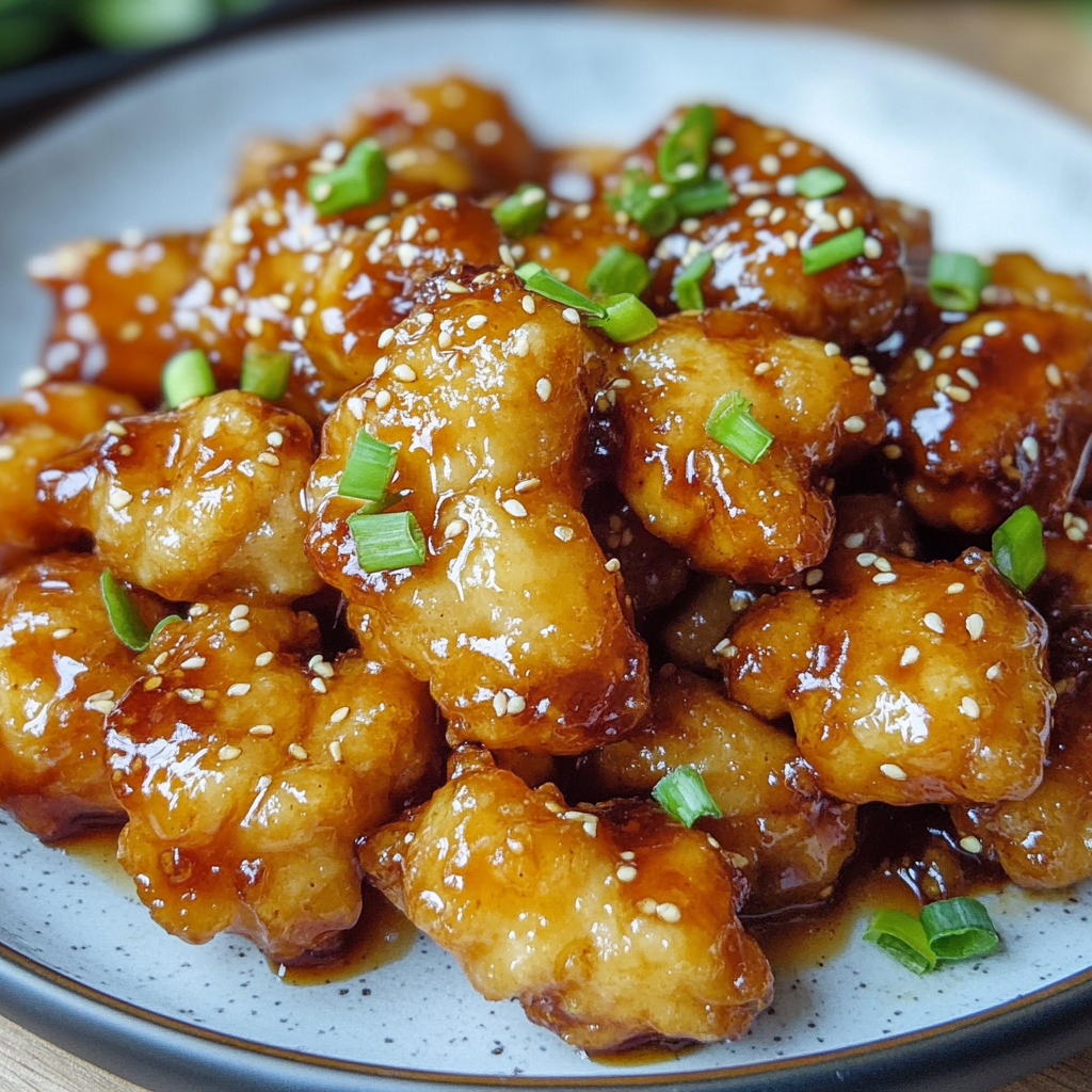 Recipe preparation for Crispy Chinese Honey Garlic