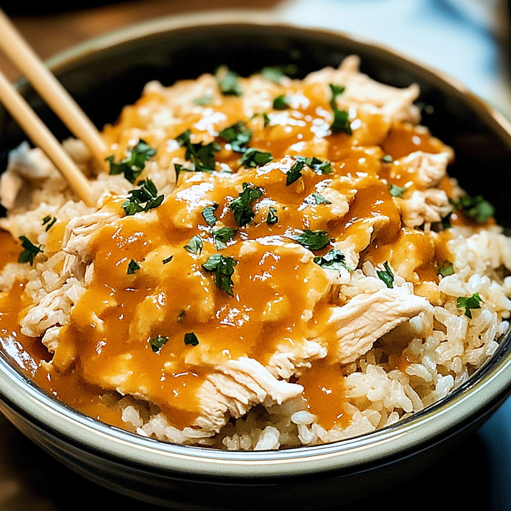 Recipe preparation for Crockpot Crack Chicken and Rice