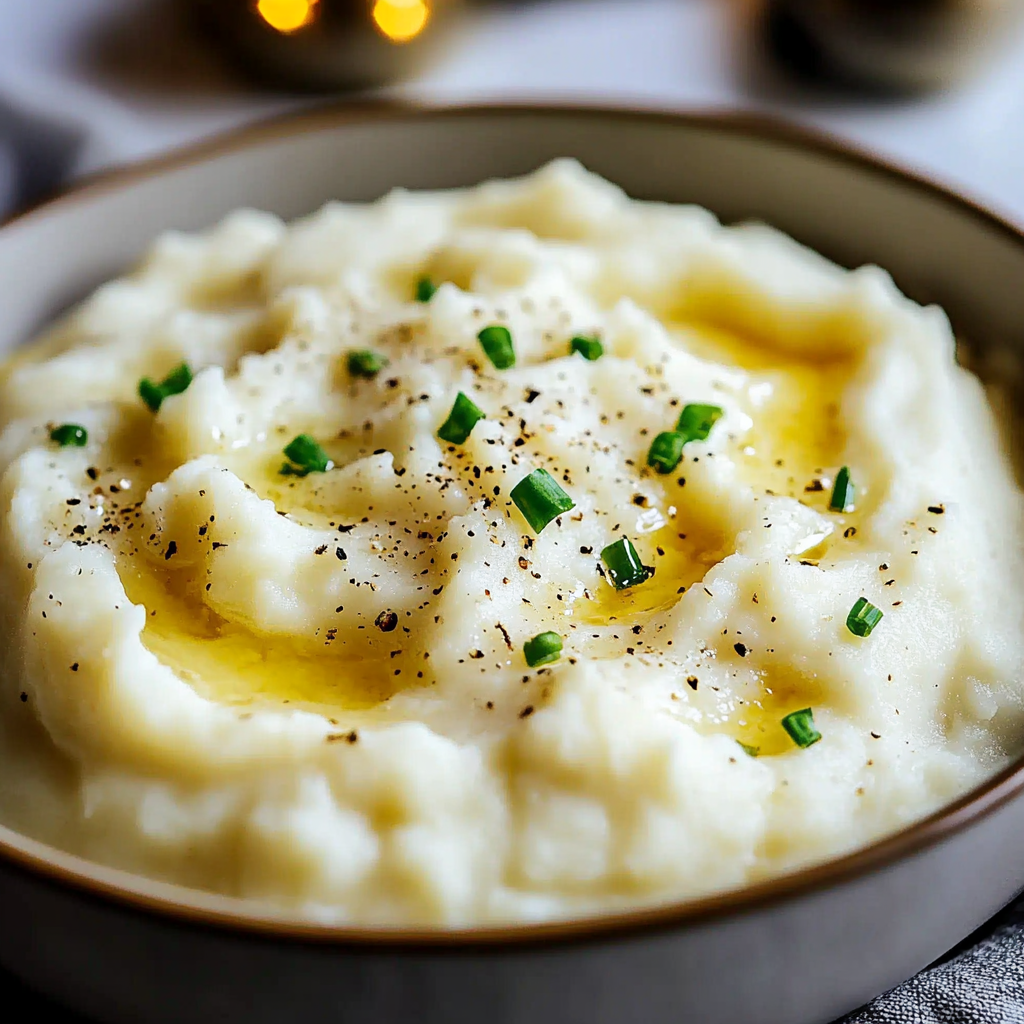 Recipe preparation for Creamy Mashed Potatoes