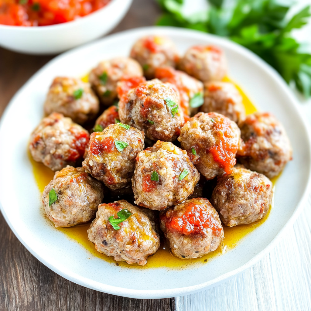 Recipe preparation for Gluten Free Turkey Meatballs