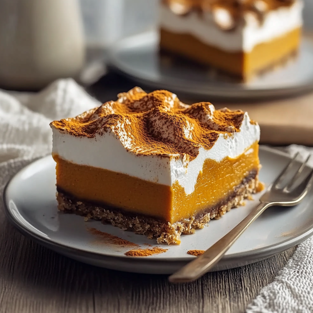 Recipe preparation for Easy Sweet Potato Pie Bars