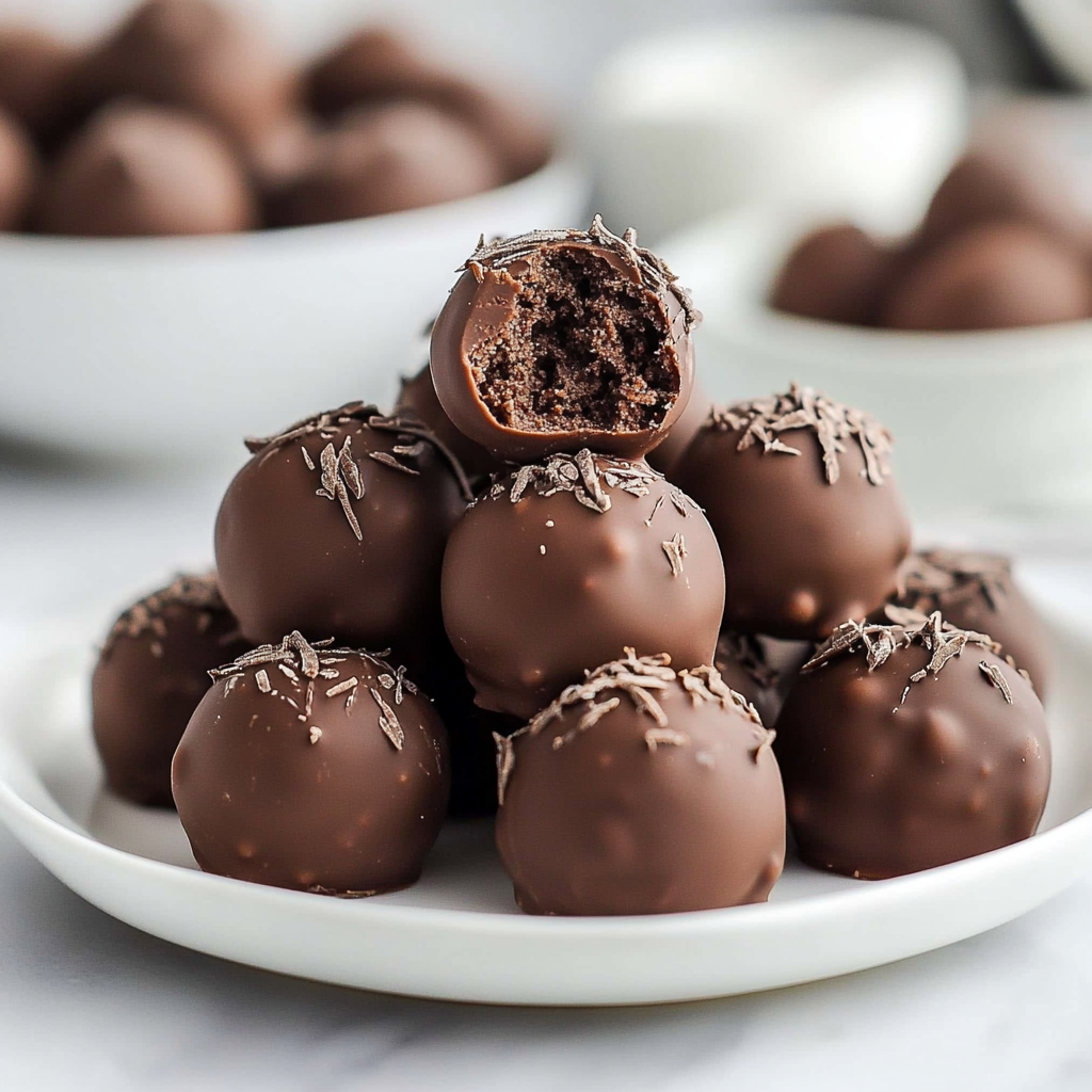 Recipe preparation for Chocolate Truffles