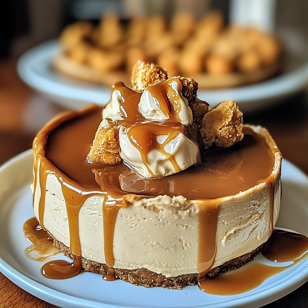 Recipe preparation for Caramel Pumpkin Pie Cheesecake Dip