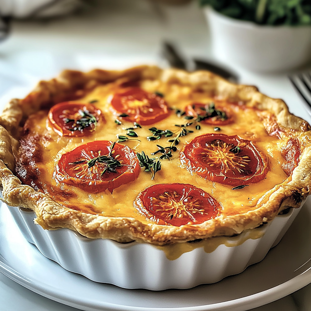 Recipe preparation for Tomato Pie