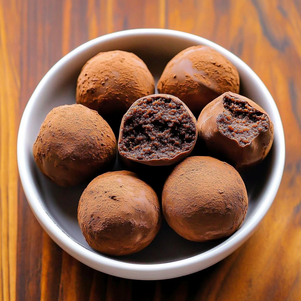 Recipe preparation for Chocolate Truffles