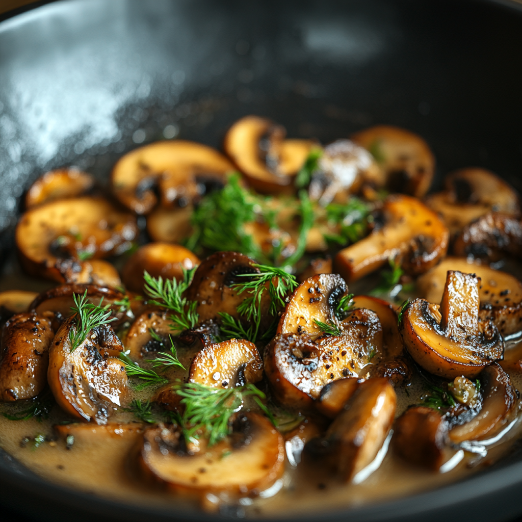 Recipe preparation for Hungarian Mushroom Soup
