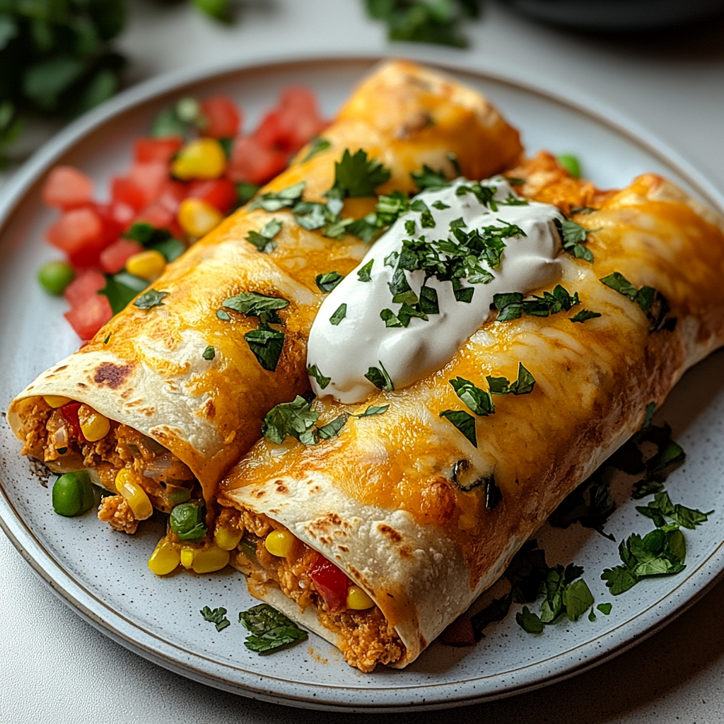 Recipe preparation for Chimichanga