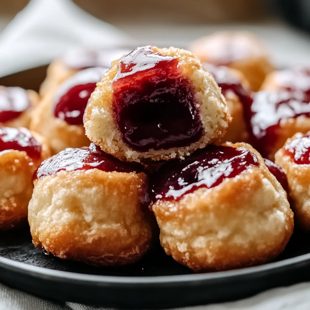 Recipe preparation for Cherry Pie Bites