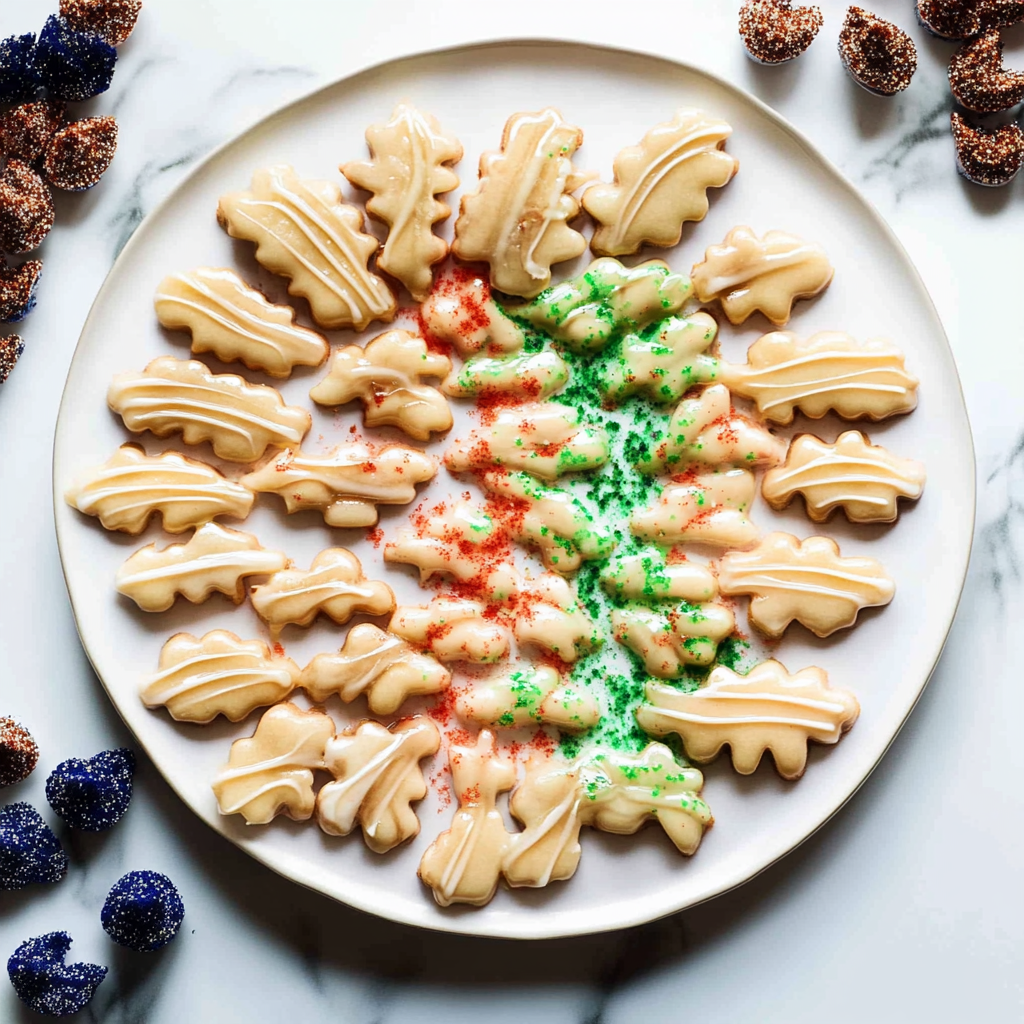 Recipe preparation for Spritz Cookies