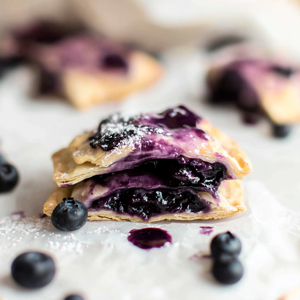 Recipe preparation for Blueberry Pop Tarts