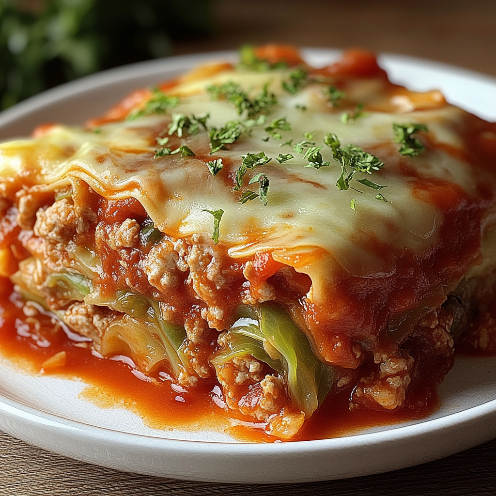 Recipe preparation for Stuffed Cabbage Roll Casserole