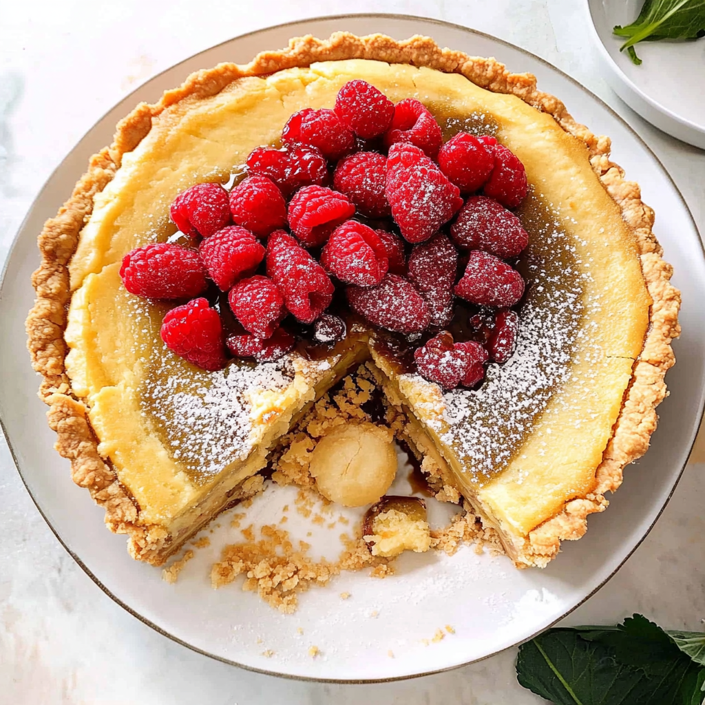 Recipe preparation for Coconut Custard Pie