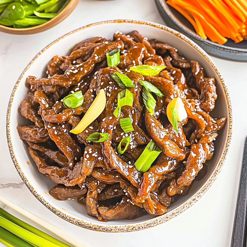 Recipe preparation for Beef Bulgogi
