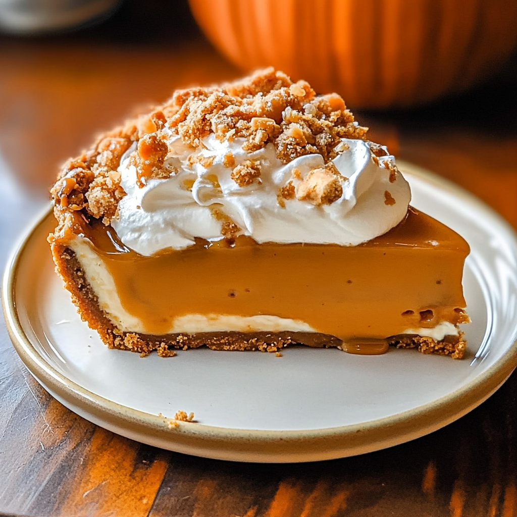 Recipe preparation for Milk Bar Hilly’s Pumpkin Caramel Pie