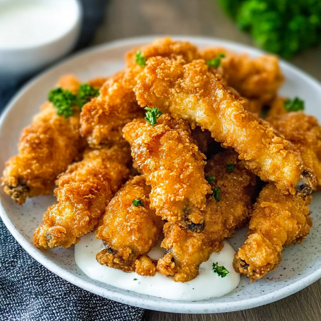 Recipe preparation for Chicken Fingers