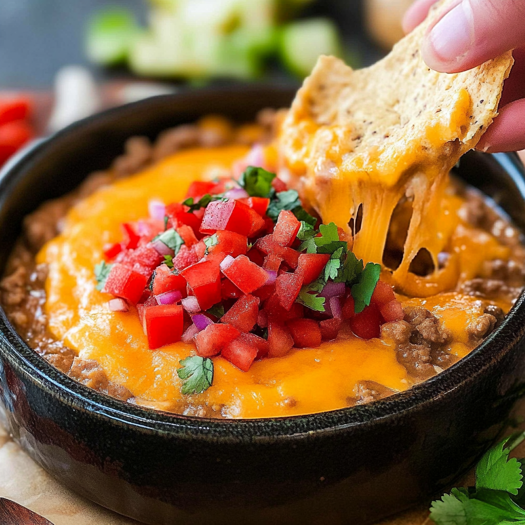 Recipe preparation for Bean Dip Recipe