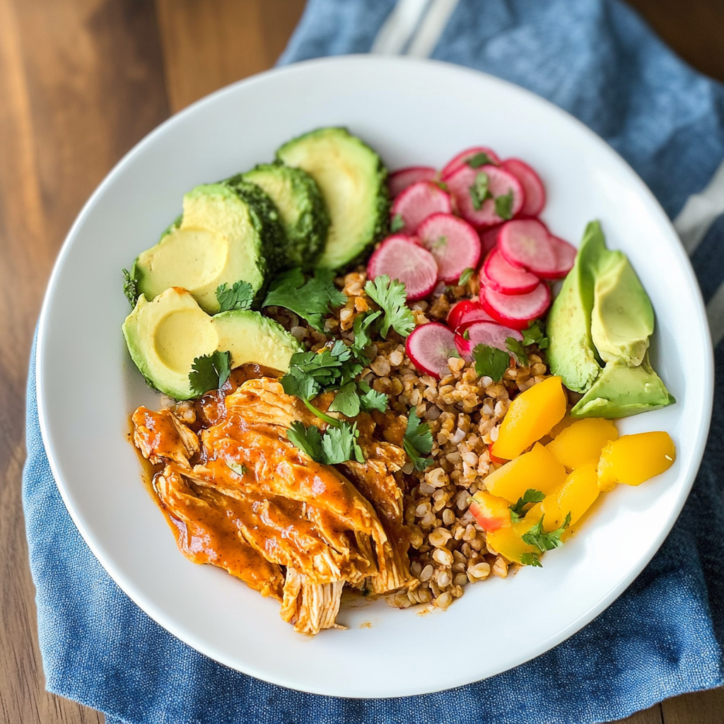 Recipe preparation for Easy Instant Pot Enchilada Chicken