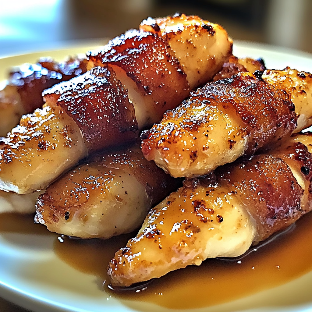 Recipe preparation for Bacon Brown Sugar Chicken Tenders
