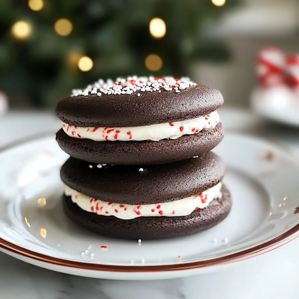 Recipe preparation for Holiday Whoopie Pies