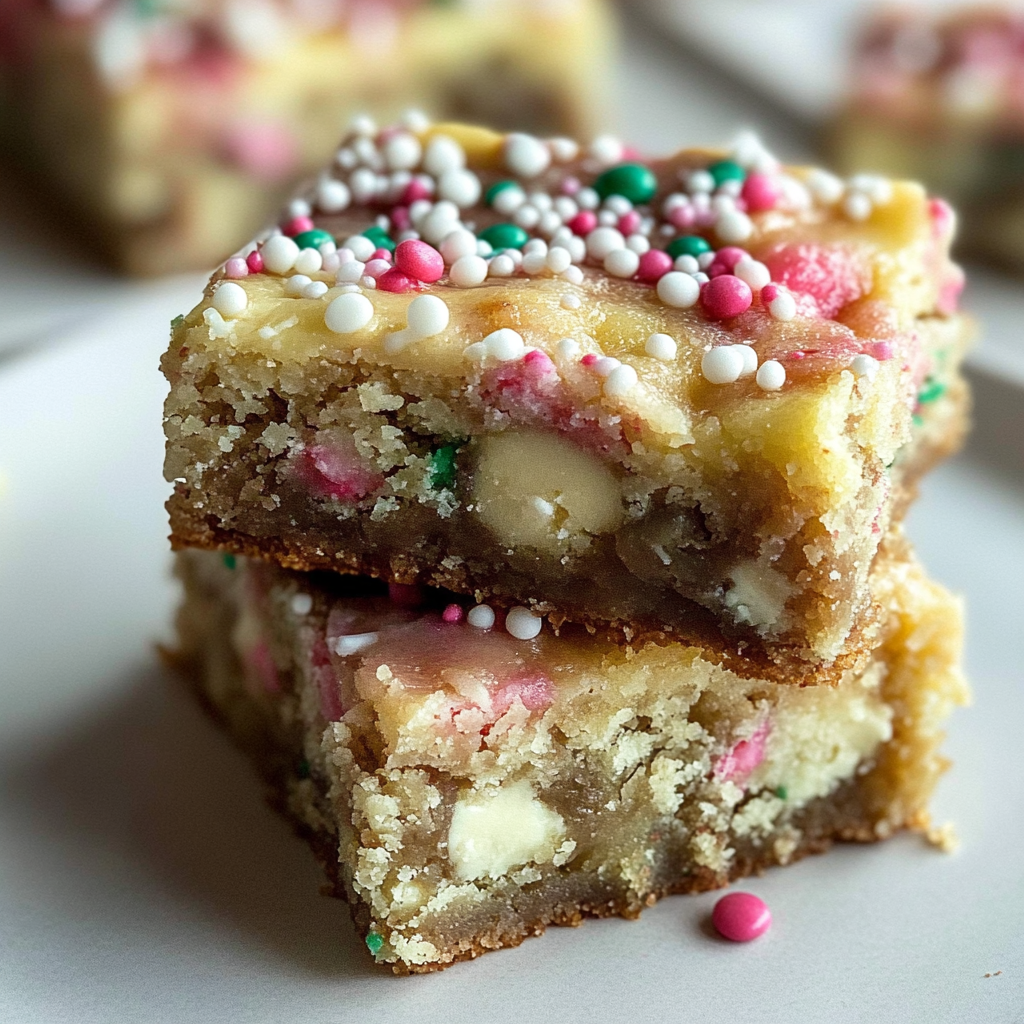 Recipe preparation for Ooey Gooey White Chocolate Bars