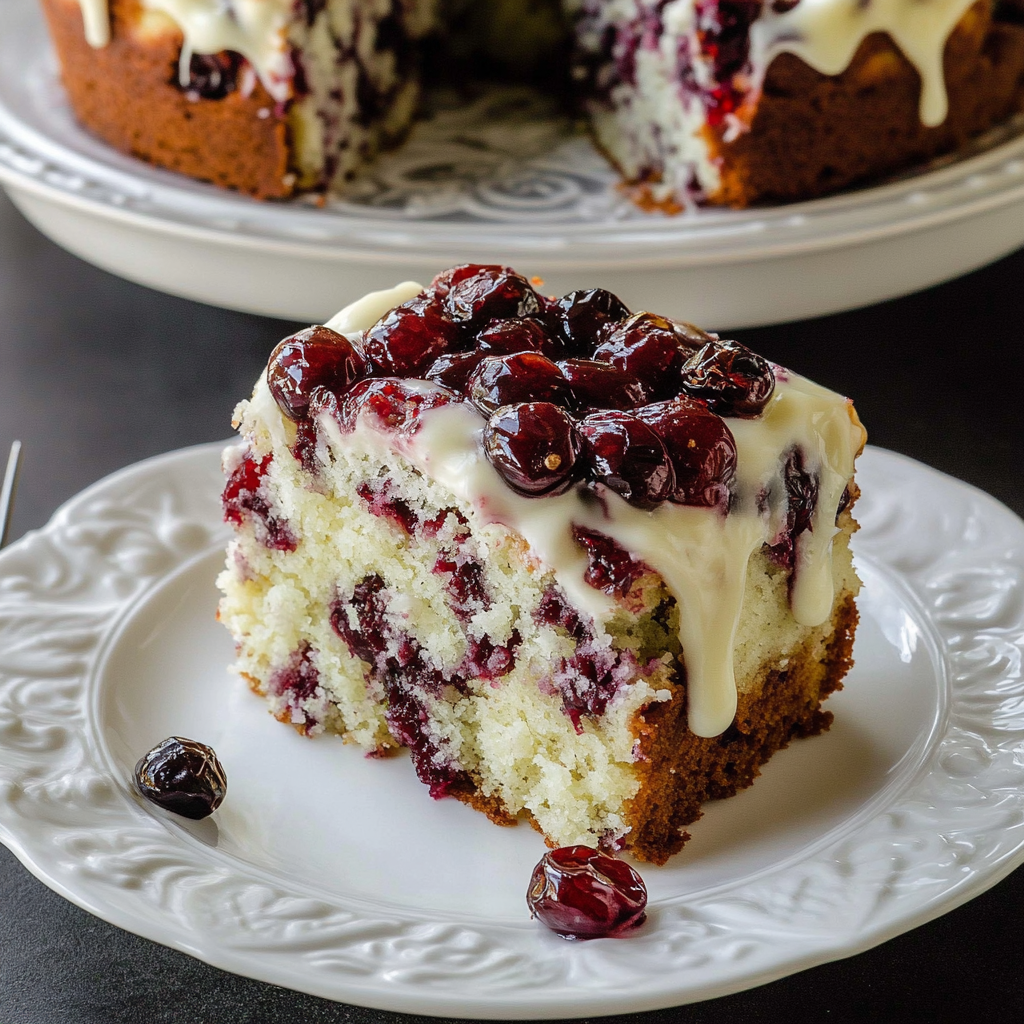 Recipe preparation for Cranberry Bliss Coffee Cake