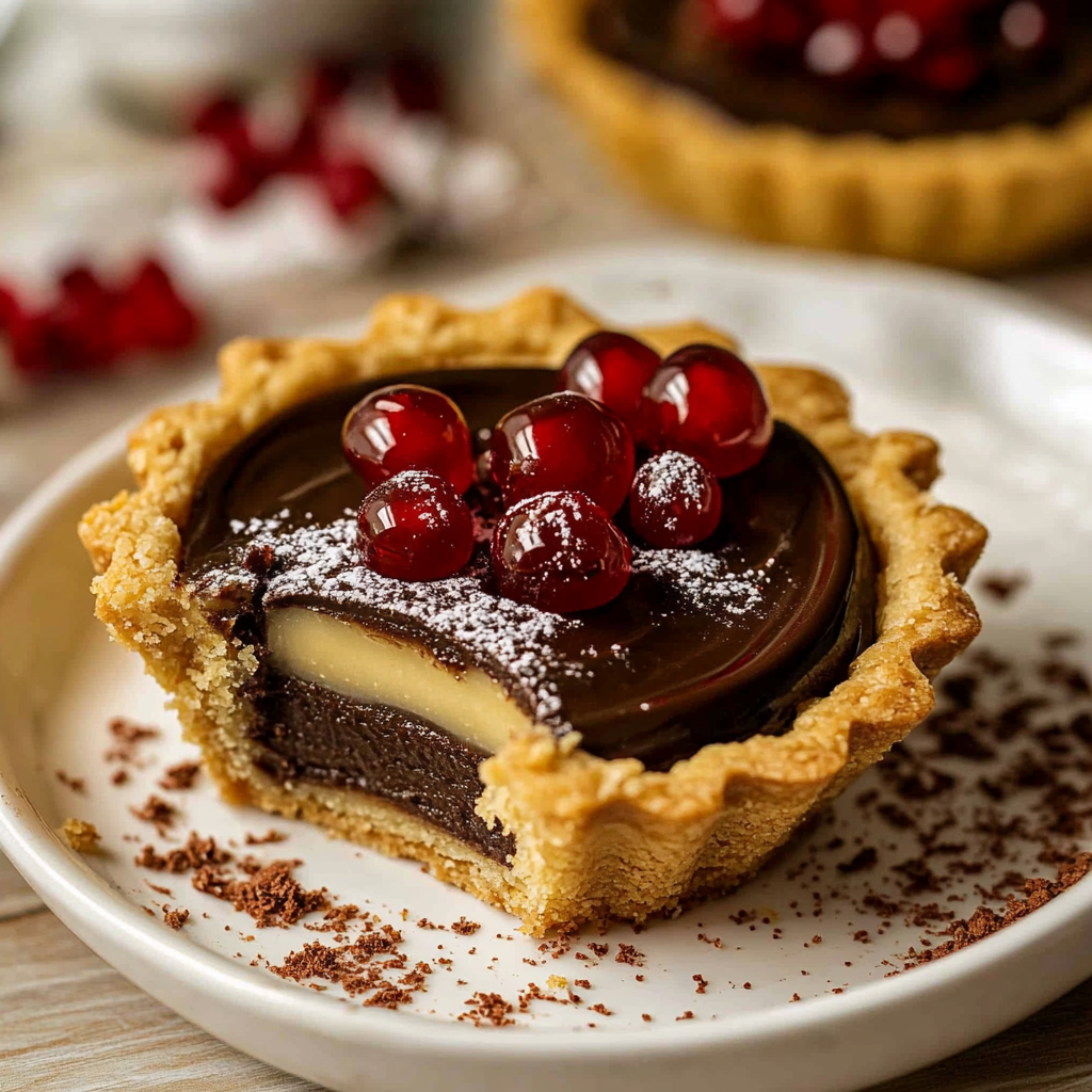 Recipe preparation for Chocolate Mini Tarts