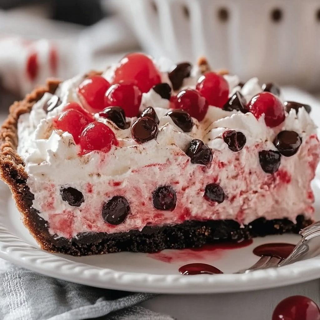 Recipe preparation for Chocolate Cherry Pie Treat