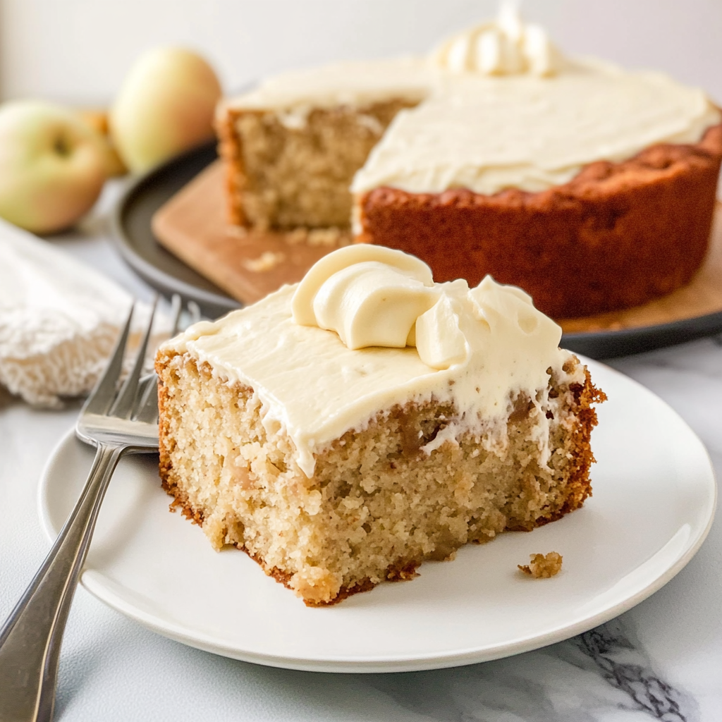 Recipe preparation for Gluten-Free Applesauce Cake