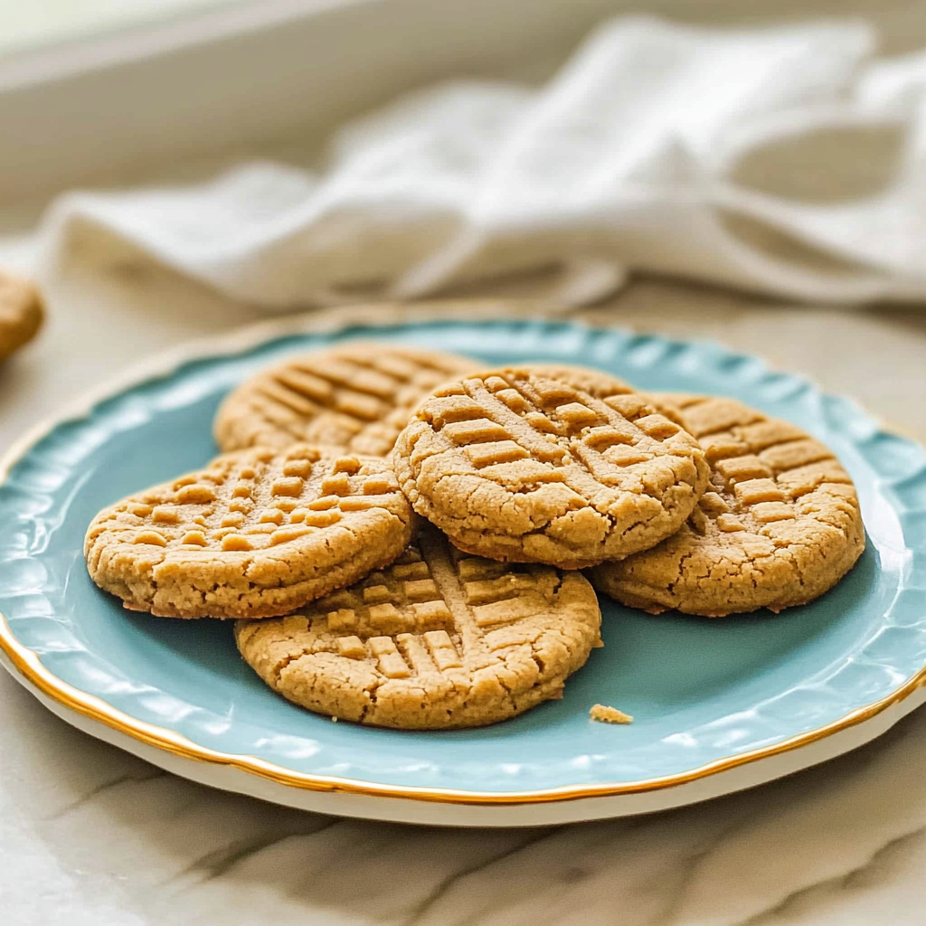 Recipe preparation for 3-Ingredient Flourless Peanut Butter Cookies