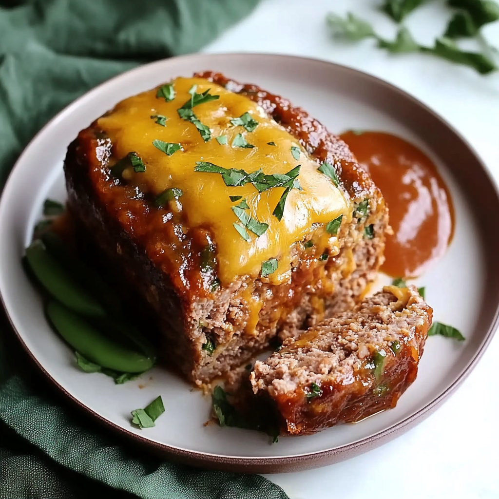 Recipe preparation for Cheese Stuffed Turkey Meatloaf