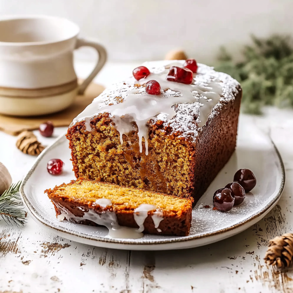 Recipe preparation for Gingerbread Loaf Delight