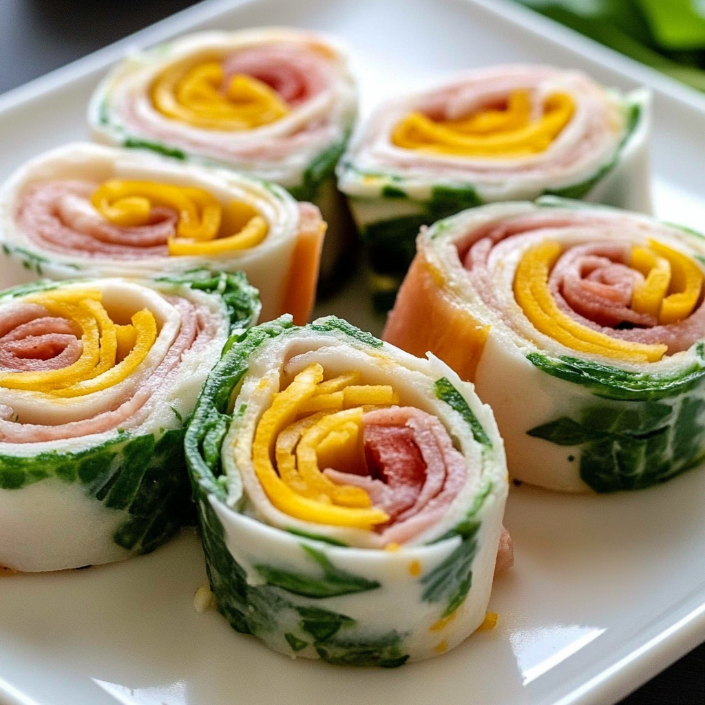 Recipe preparation for Star-Shaped Deli Roll-ups