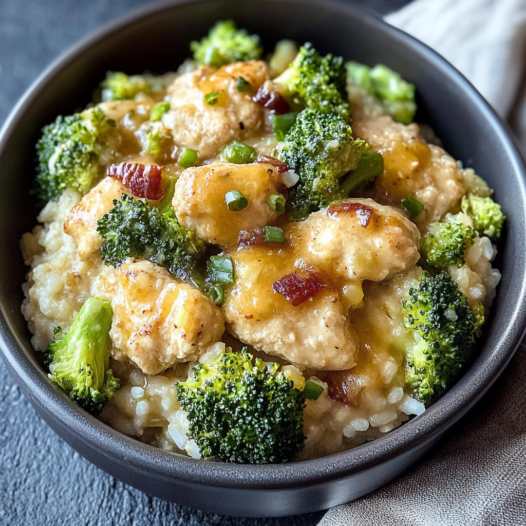 Recipe preparation for Chicken and Rice Skillet with Broccoli
