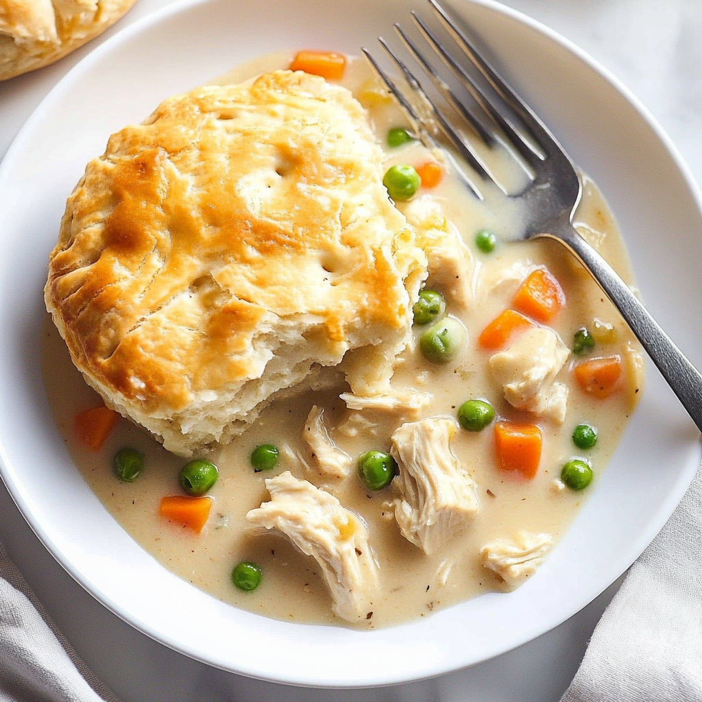 Recipe preparation for Crock Pot Chicken Pot Pie