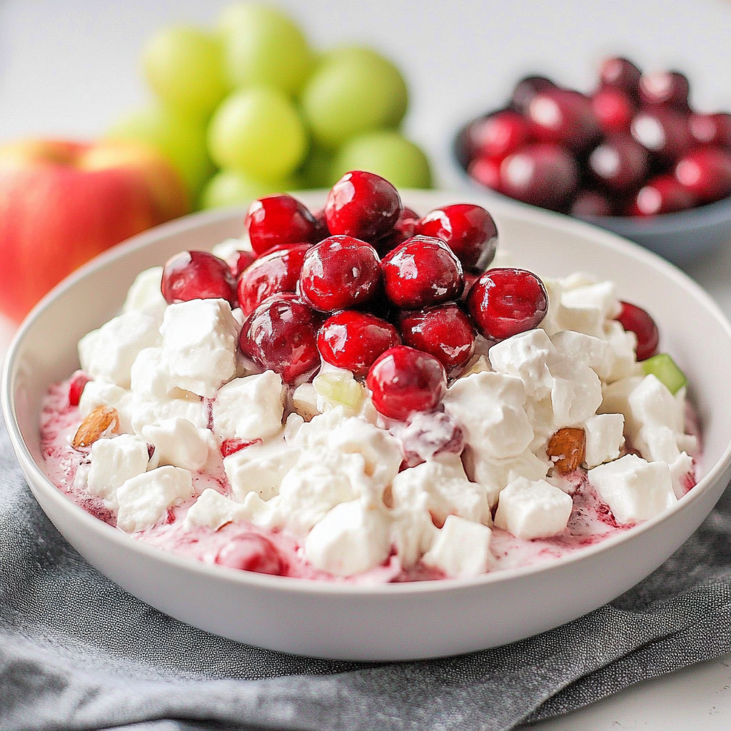 Recipe preparation for Cranberry Salad